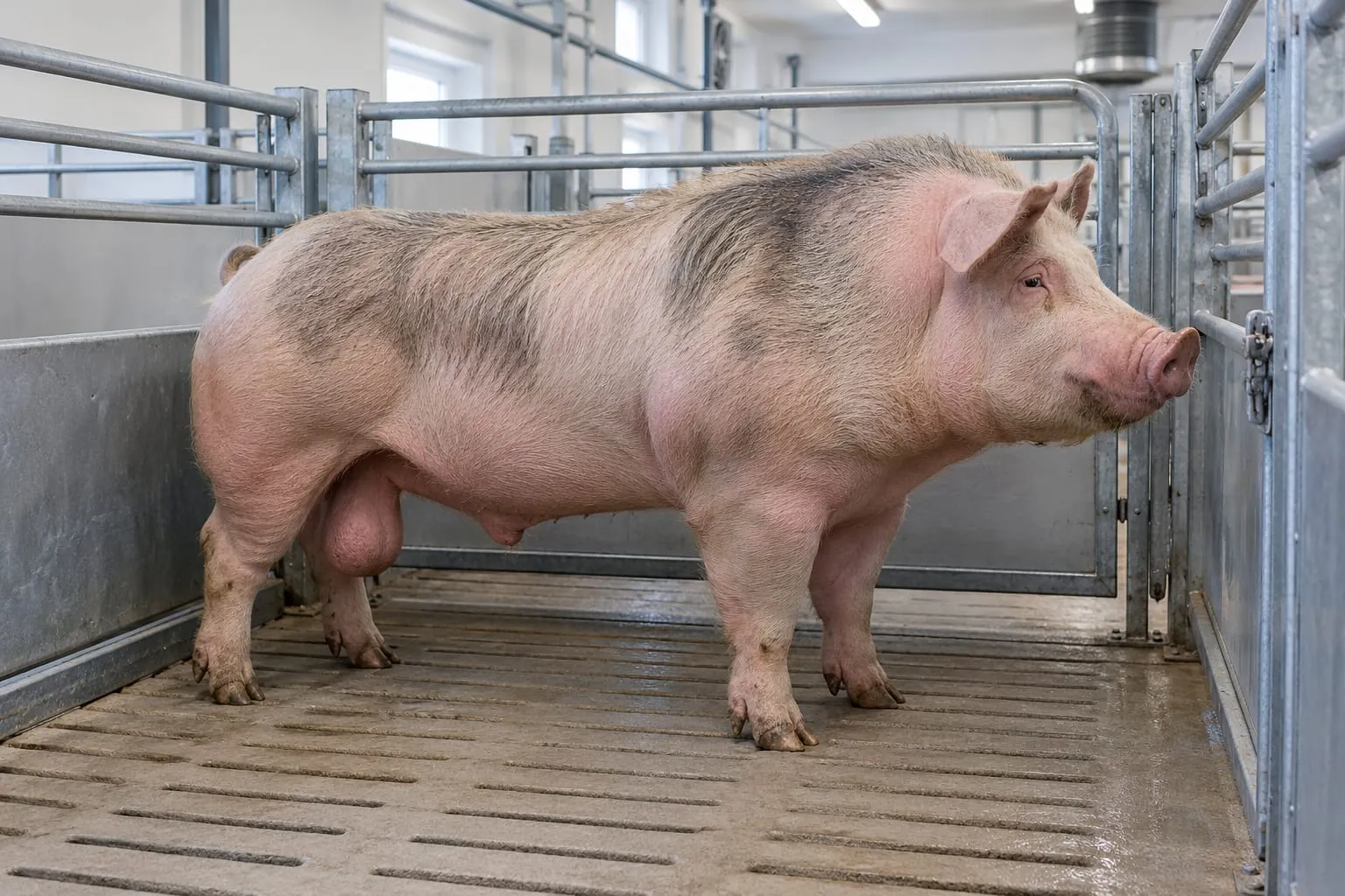 Boar Pens for a pig farm