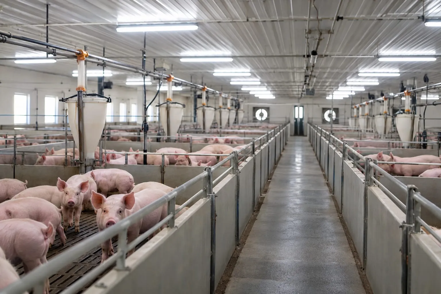 Pig House Lighting for a pig farm